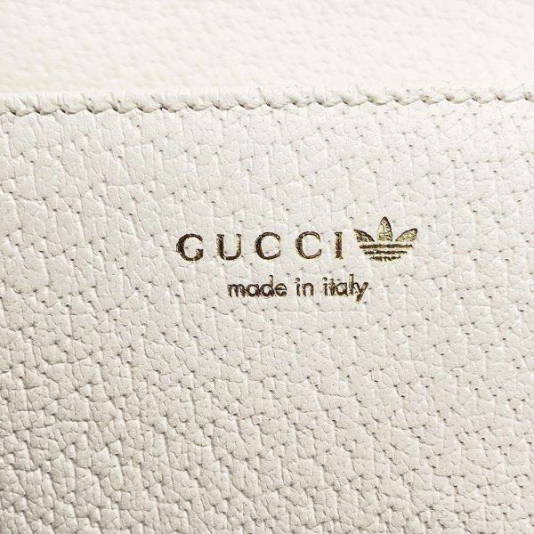 9459922 08 Gucci Chain Wallet Adidas Interlocking G Trefoil White