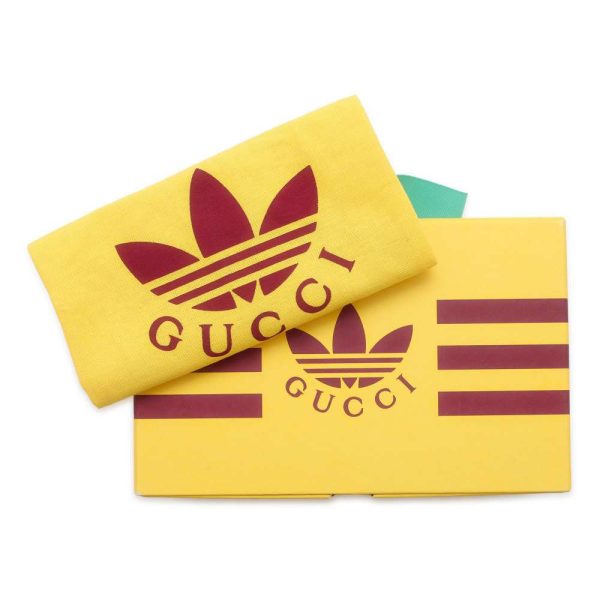 9459922 09 Gucci Chain Wallet Adidas Interlocking G Trefoil White