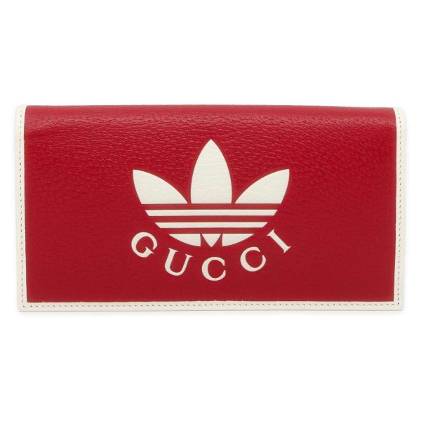 9459939 01 Gucci Chain Wallet Adidas Interlocking G Trefoil White