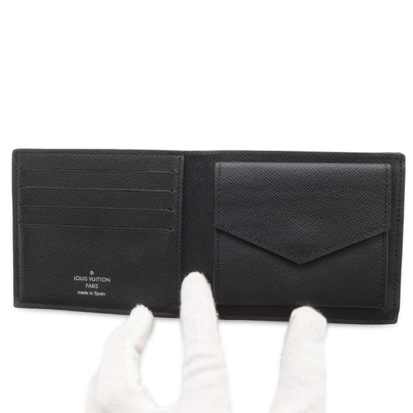 9460751 04 Louis Vuitton Wallet Eclipse Portefeuille Marco NM Black