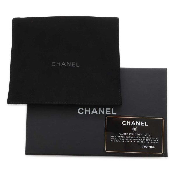 9460904 16 CHANEL Ball Chain Wallet Matelasse Coco Mark Lambskin