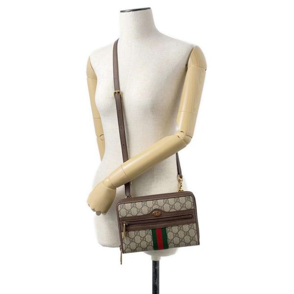 9461116 04 Gucci GG Supreme Ophidia Shoulder Bag GG Pattern