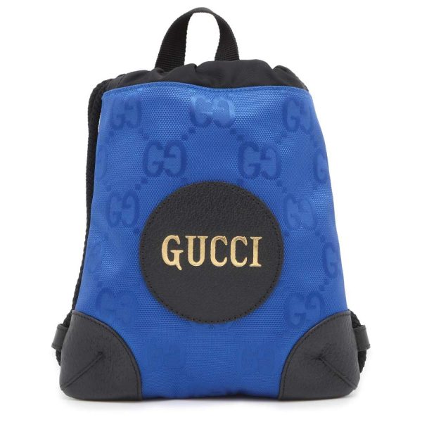 9461123 01 Gucci Backpack Off the Grid GG Nylon Bag Backpack Black