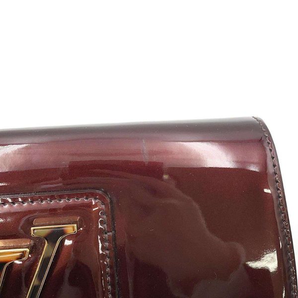 9461420 07 Louis Vuitton Pochette Soubi Clutch Bag Patent Leather Purple