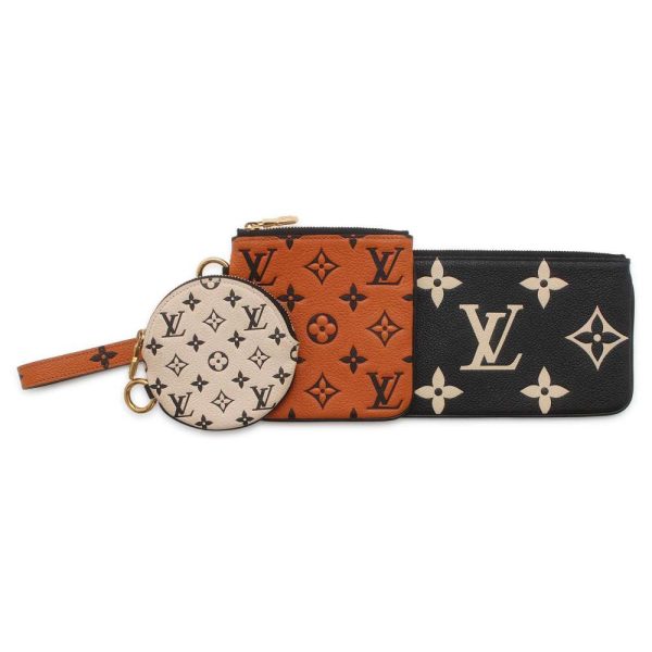 9461727 01 Louis Vuitton Pochette Trio Pouch Monogram Empreinte Black