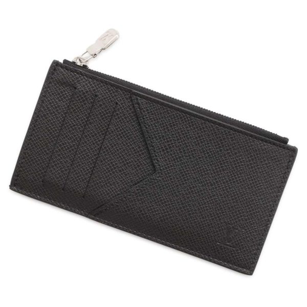 9461833 01 Louis Vuitton Coin Case Card Taiga Card Holder M62914 Coin Black