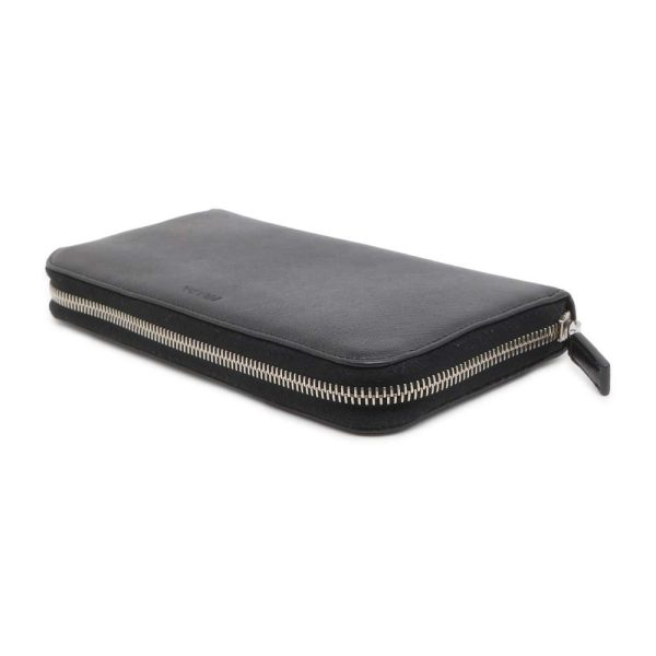 9462885 02 Prada Saffiano Long Wallet Black