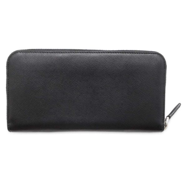 9462885 03 Prada Saffiano Long Wallet Black