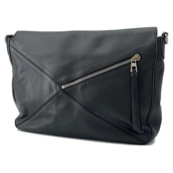 9463363 02 LOEWE Puzzle Messenger Anagram Shoulder Bag Black