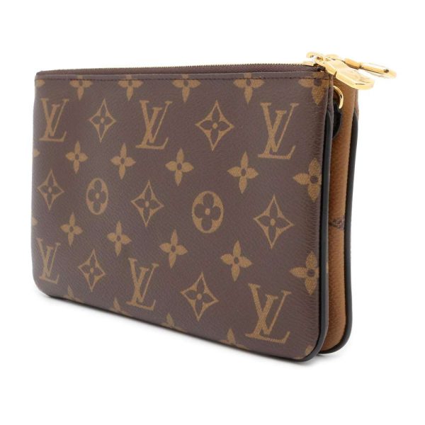 9463899 02 Louis Vuitton Shoulder Bag Giant Reverse Pochette Double Zip Black