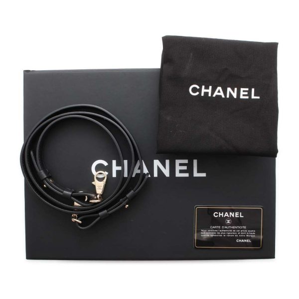 9463998 13 CHANEL Neo Executive Handbag Coco Mark Small 2way Shopping Bag Black