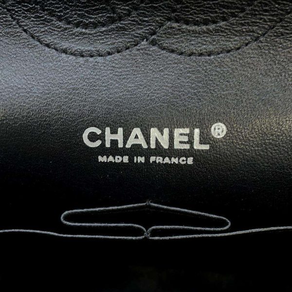 9464018 18 Chanel Matelasse Chain Shoulder Bag 25 Coco Mark Lambskin Double Chain Black