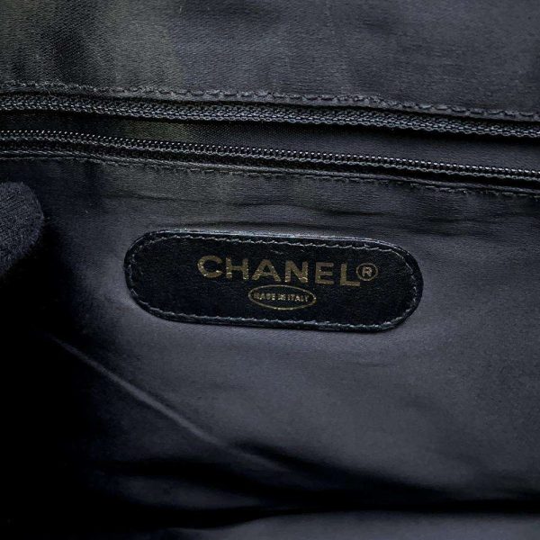 9464070 14 CHANEL Tote Bag Coco Mark Caviar Skin Bag Bag Black