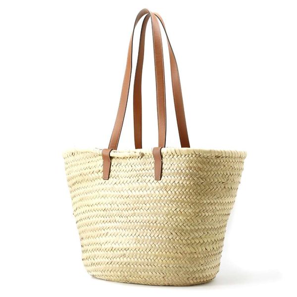 9464377 02 Celine Triomphe Basket Bag Raffia