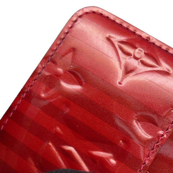 9464599 06 LOUIS VUITTON Card Case Vernis Rayeur Etuit Miroir M91710 Holder