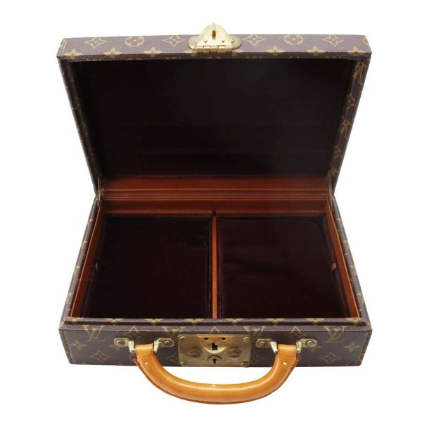 9464926 05 Louis Vuitton Boite Bijou Jewelry Case Monogram Brown