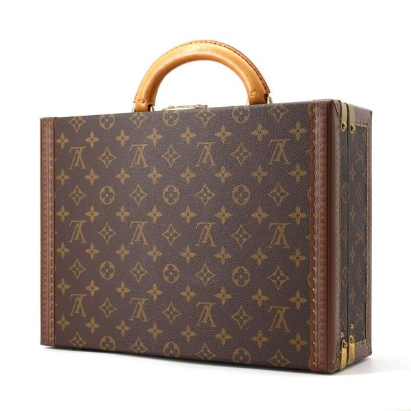 9464933 02 Louis Vuitton Coteville 35 Trunk Monogram Brown