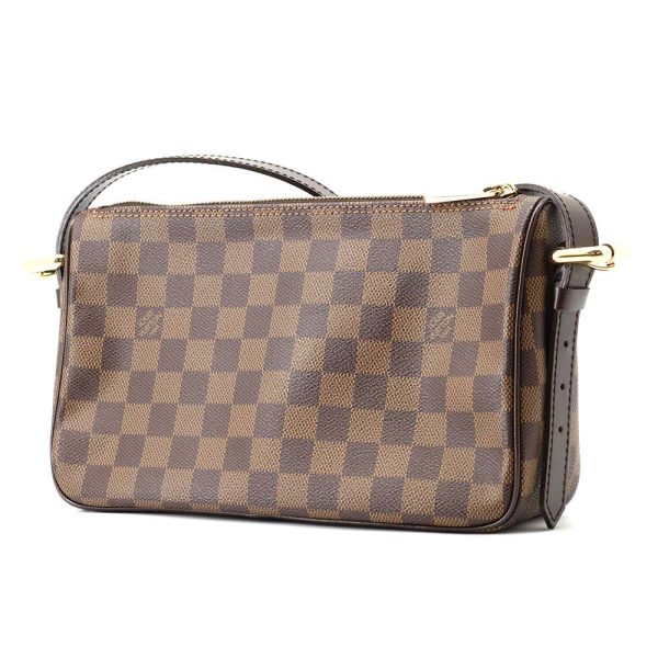 9464988 02 Louis Vuitton Ravello GM Shoulder Bag Damier Ebene Brown