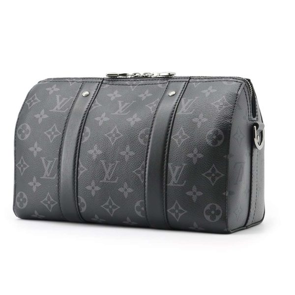 9465244 02 Louis Vuitton Shoulder Bag Eclipse Reverse City Keepall Black