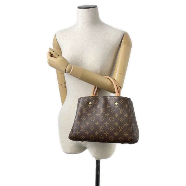 9465312 04 Louis Vuitton Montaigne BB Handbag Monogram Brown