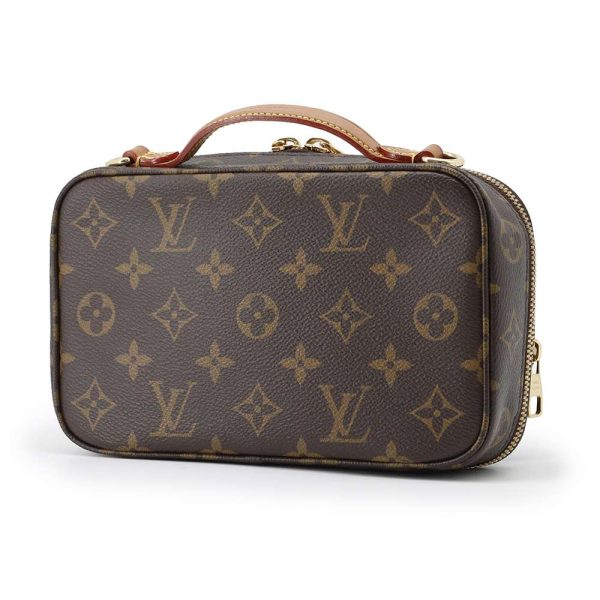 9465343 02 Louis Vuitton Utility Crossbody Shoulder Bag Monogram Brown