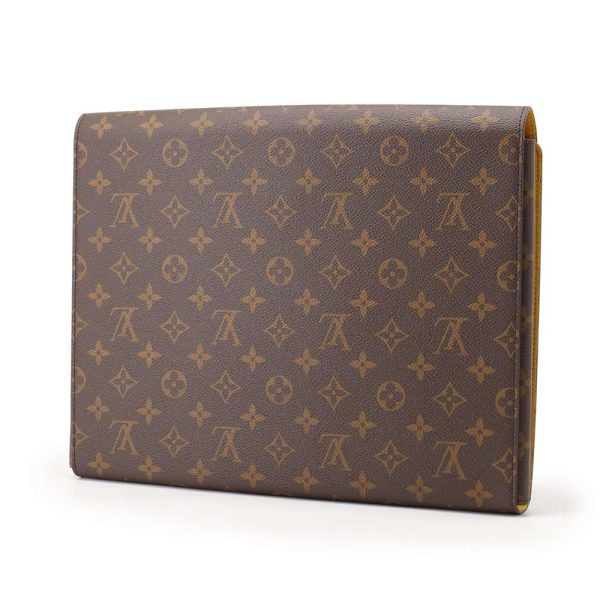 9465350 02 Louis Vuitton Folder Mark Clutch Bag Monogram Brown