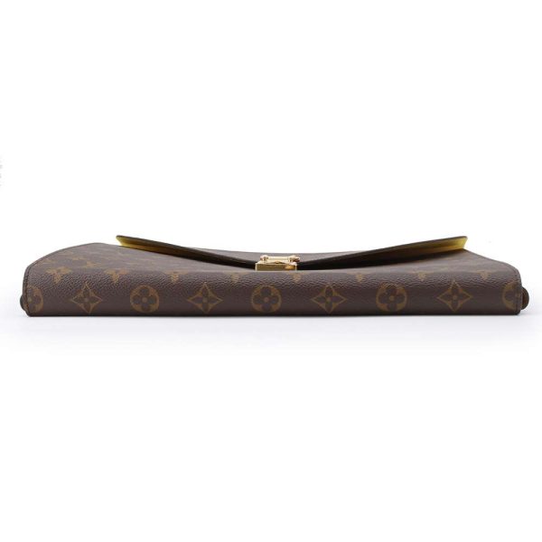 9465350 03 Louis Vuitton Folder Mark Clutch Bag Monogram Brown