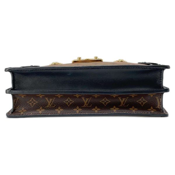 9468443 03 Louis Vuitton Trunk Clutch Shoulder Bag Monogram Reverse Black