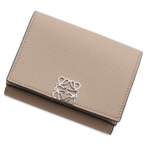 9469501 01 LOEWE Knot Compact Zip Bifold Wallet