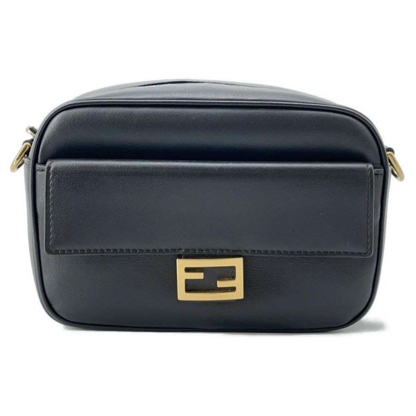 9471689 01 Fendi Cam FF Shoulder Bag Camera Bag Black