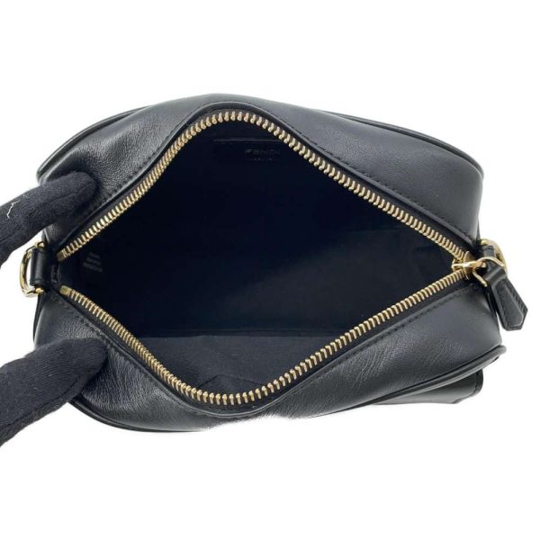 9471689 05 Fendi Cam FF Shoulder Bag Camera Bag Black