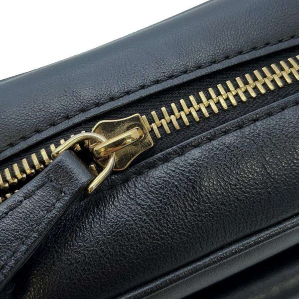 9471689 08 Fendi Cam FF Shoulder Bag Black