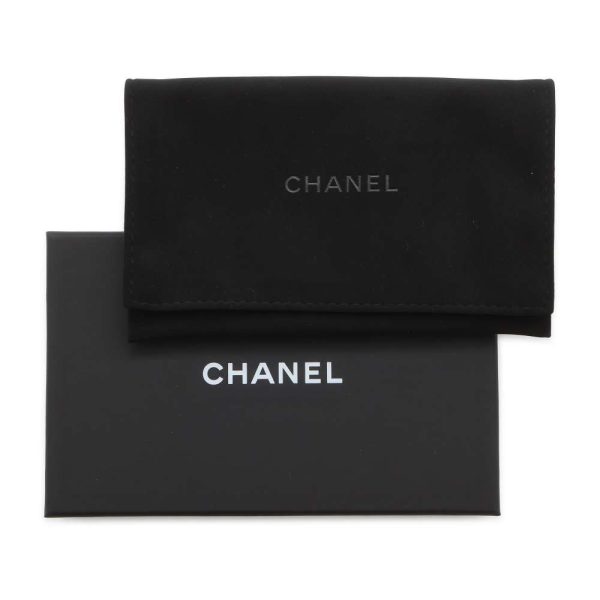 9473805 07 CHANEL Matelasse CocoMark Card Holder Case Black