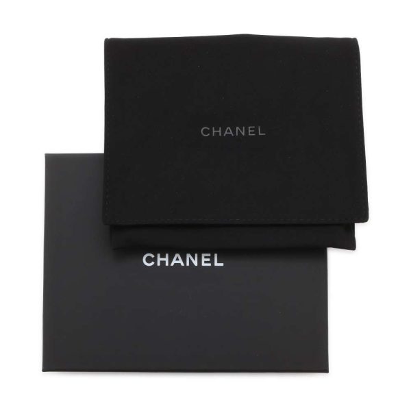 9473812 09 CHANEL Small Flap Wallet Lambskin Black