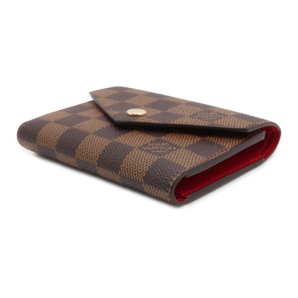 9474321 02 Louis Vuitton Damier Ebene Portefeuille Victorine Wallet