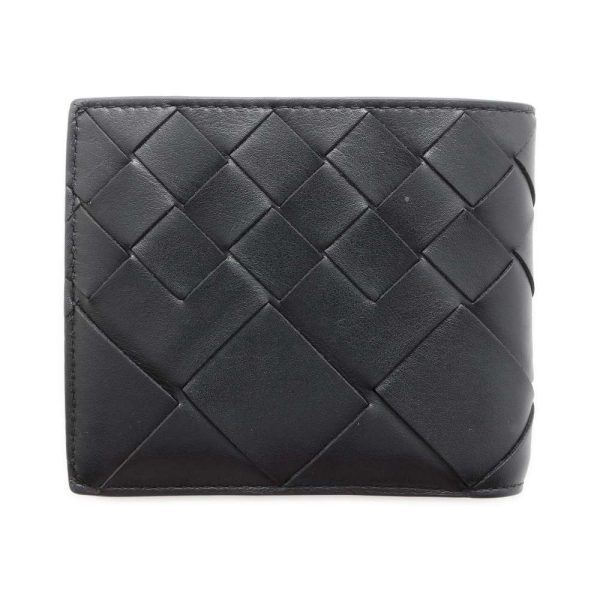 9477919 03 Bottega Veneta Wallet Intrecciato Coin Wallet Black