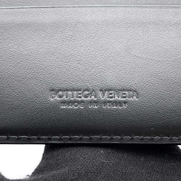 9477919 13 Bottega Veneta Wallet Intrecciato Coin Wallet Black