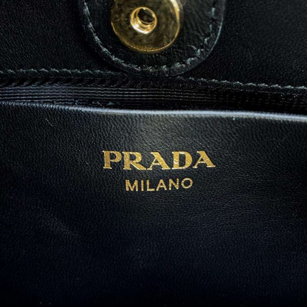 9478558 16 Prada Handbag Gathered 1BA172 2way Shoulder Bag Black