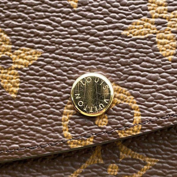 9480520 07 Louis Vuitton Portefeuille Emily Long Wallet Monogram Brown