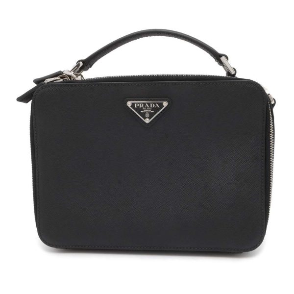 9480933 01 Prada Shoulder Bag 2way Handbag Black