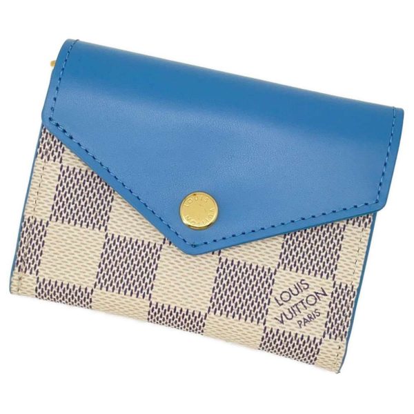 9483897 01 Louis Vuitton Wallet Damier Azur Portefeuille Zoe Wallet