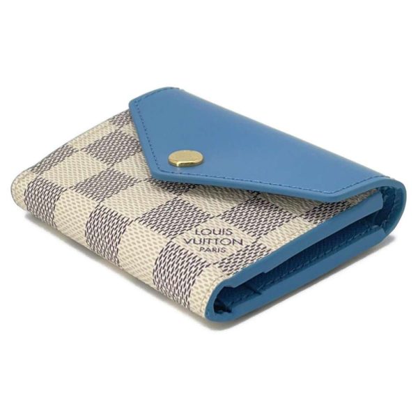 9483897 02 Louis Vuitton Wallet Damier Azur Portefeuille Zoe Wallet