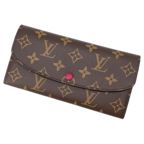 9484443 01 Louis Vuitton long wallet Portefeuille Emily M60697