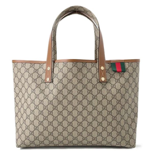 9486256 01 Gucci Sherry Line GG Supreme Tote Bag Web