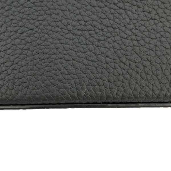 9487734 06 Louis Vuitton Alpha Wearable Wallet Shoulder Bag Grain Calf Leather Black