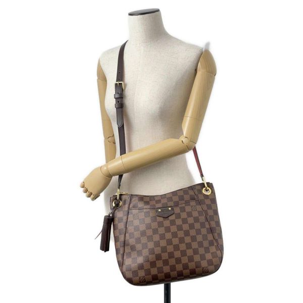 9487970 04 Louis Vuitton South Bank Shoulder Bag Damier Ebene Brown