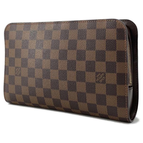 9491380 02 Louis Vuitton Saint Louis Shoulder Bag Damier Ebene Brown