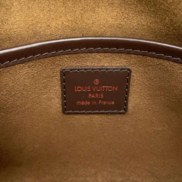 9491380 12 Louis Vuitton Saint Louis Shoulder Bag Damier Ebene Brown