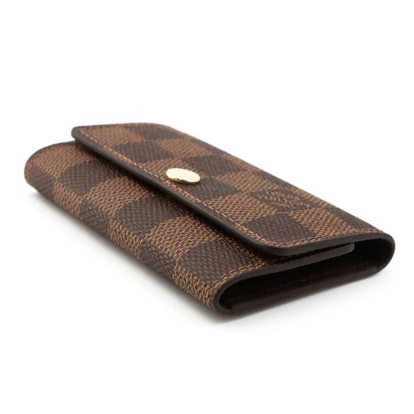 9494862 02 Louis Vuitton Key Case 6 Rows Damier Ebene Multicle 6 Brown