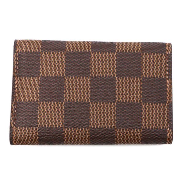 9494862 03 Louis Vuitton Key Case 6 Rows Damier Ebene Multicle 6 Brown